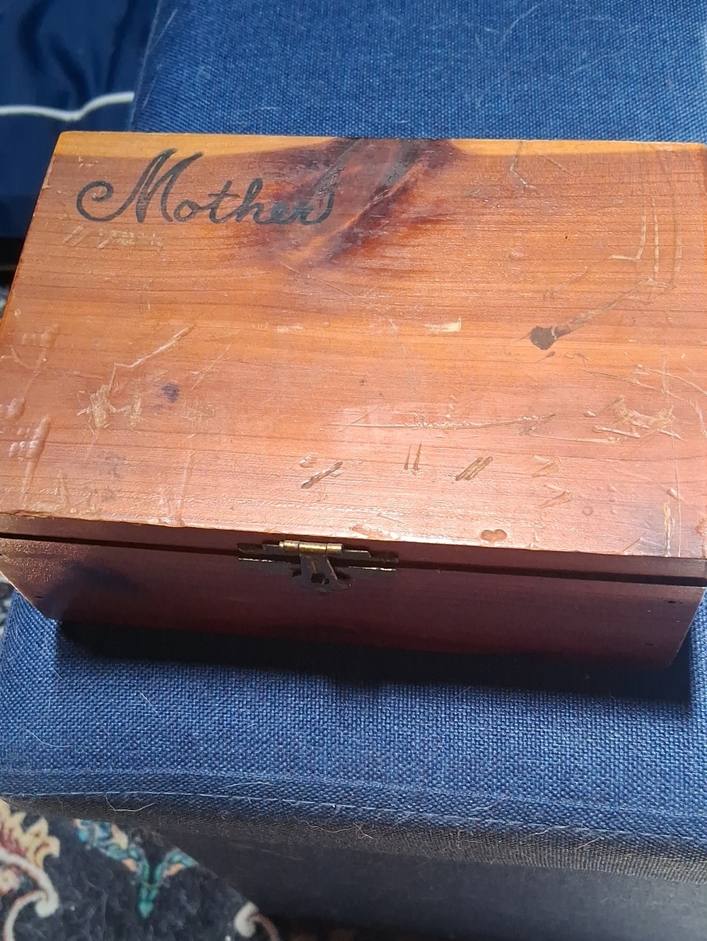 Wooden Keepsake Box - Brown